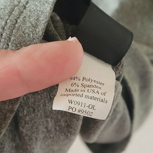 Betabrand Dress Layered Front Faux Wrap Size Medium Green Casual Stretch Comfort - Picture 3 of 7